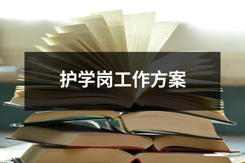 护学岗工作方案